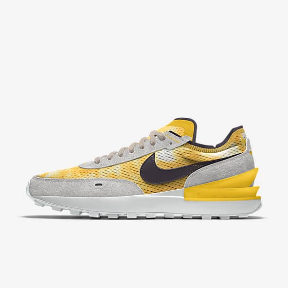 nike white and yellow shoes