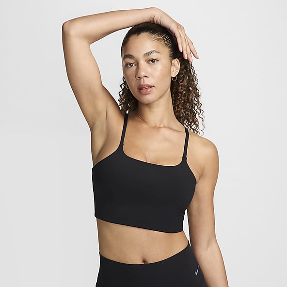 Nike Yoga Indy Women's Light-Support Lightly Lined Ribbed Sports Bra. Nike  IL