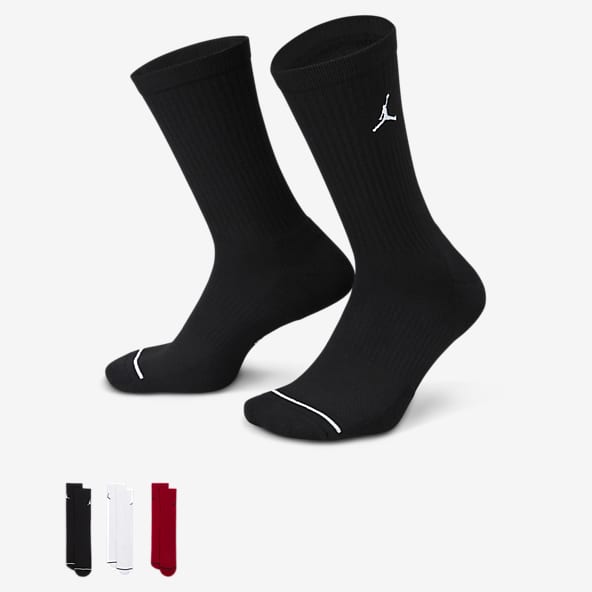 white nike sports socks