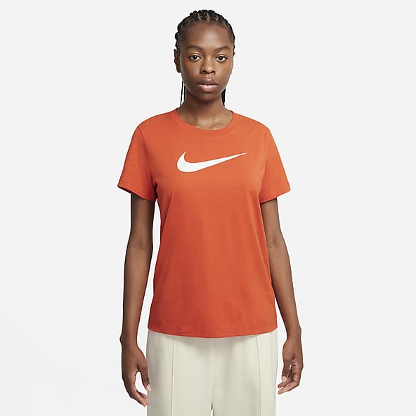 Camisetas nike mujer naranja Outlet
