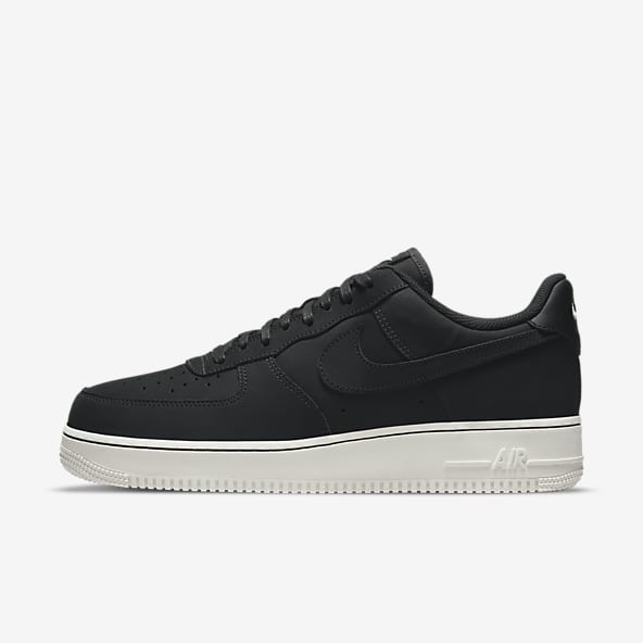 Men's Black Air Force 1 Shoes. Nike ID