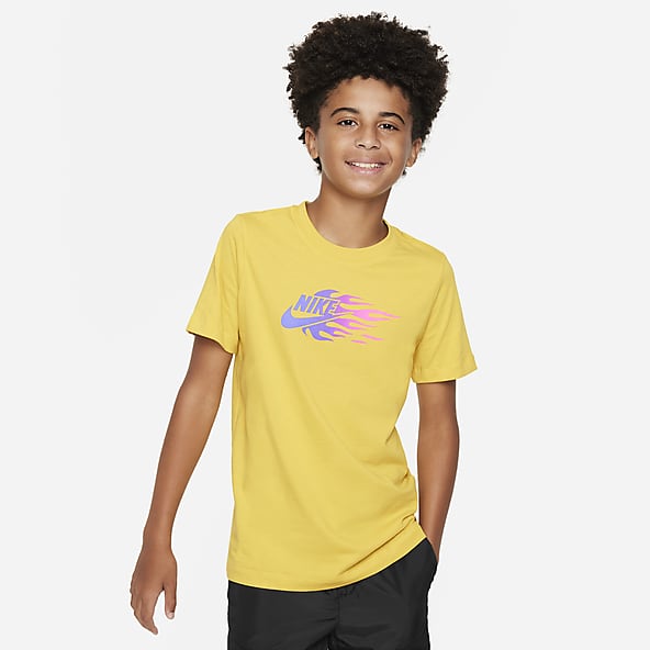 Camiseta Nike Dri-Fit Park niño amarila