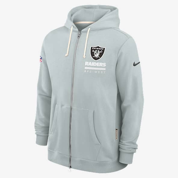 Las Vegas Raiders Utility Player Sideline Men's Nike Dri-FIT NFL Full-Zip Hoodie
