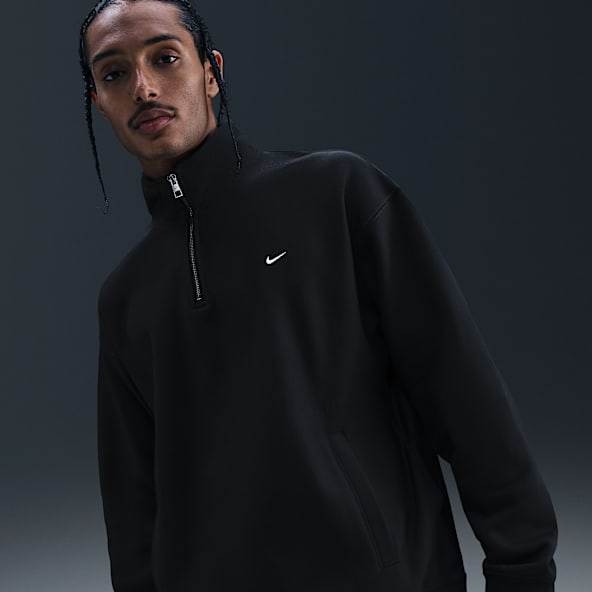 Nike Solo Swoosh Men's Fleece Quarter-Zip Top