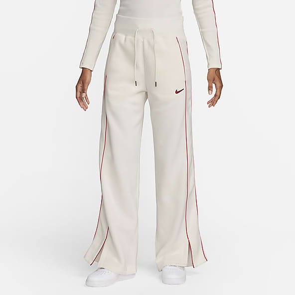 Nike Pantalon de jogging en polaire pour femme (gris foncé/blanc