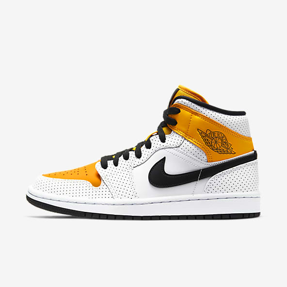 air jordan 1 mid jaune femme