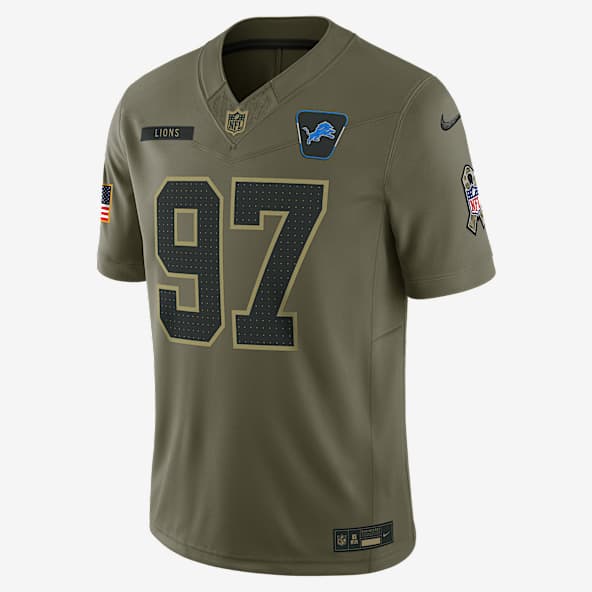 Aidan Hutchinson Detroit Lions Salute to Service Men's Nike Dri-FIT NFL Limited Jersey