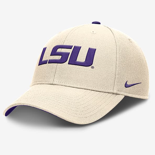 LSU Primetime Rise Men's Nike Dri-FIT College Trucker Adjustable Hat