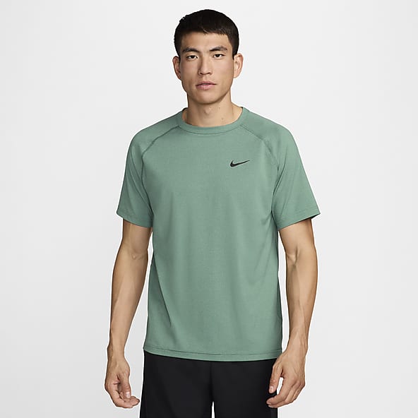 Nike Performance CROP - Sports T-shirt - gridiron/green strike/anthracite 