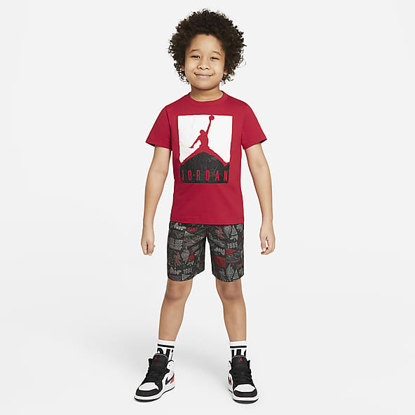 kids jordans red