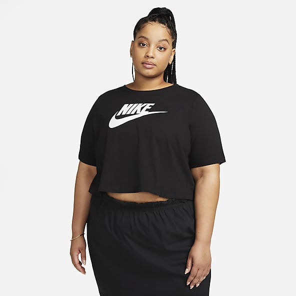 Brooklyn Nets Courtside Women's Nike NBA Cropped T-Shirt