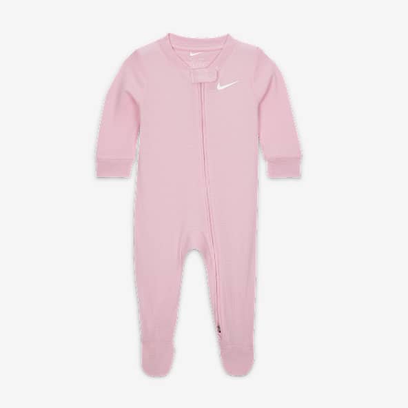 Nike Nike Baby (0-9M) Viscose Waffle Knit Footed Coverall
