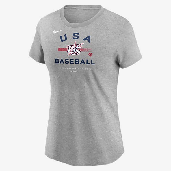 Nike Breathe Pure Pride (MLB Washington Nationals) Women's Notch Neck T- Shirt.