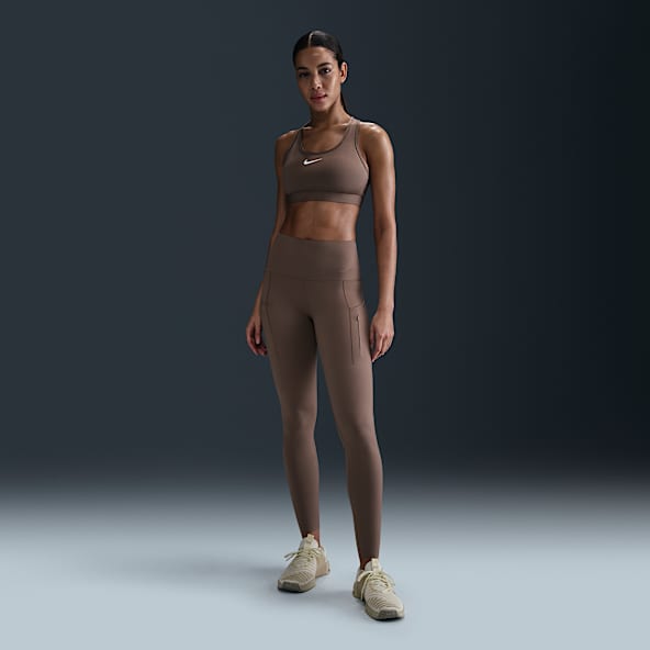 Nike Go Legging taille haute à maintien supérieur et coupe longue avec poches pour femme