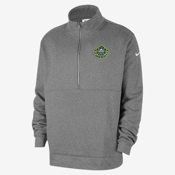 Seattle Storm Club Men's Nike WNBA Half-Zip Top