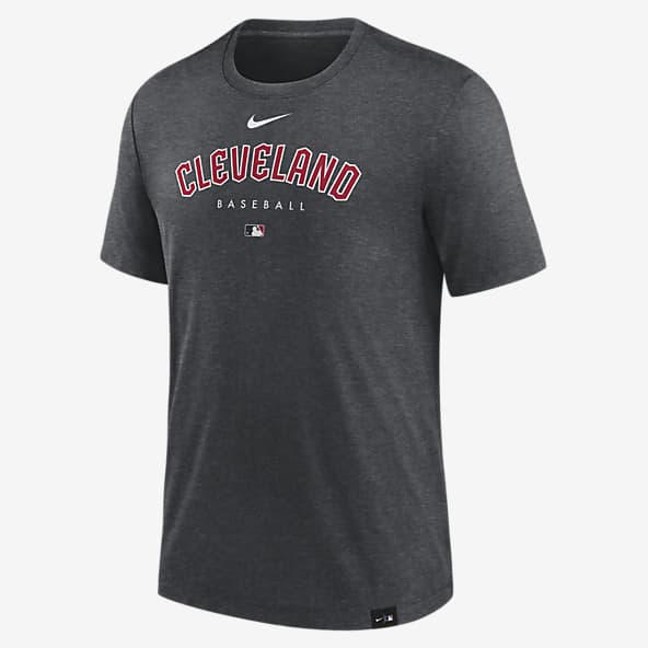 Men's Gray Cleveland Guardians V-Neck Jersey 