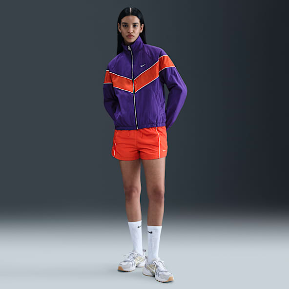 Nike Windrunner Shorts de tejido Woven de tiro medio de 5 cm para mujer