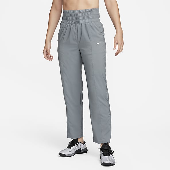 Nike Dri Fit Womens Athletic Pants Gray Sz XS Ten Less Plastic Bottles