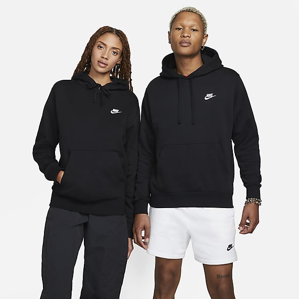 Hombre Negro Sudaderas con y sin gorro. Nike US