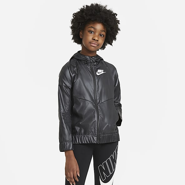 Girls Black Windrunner Jackets & Vests. Nike.com