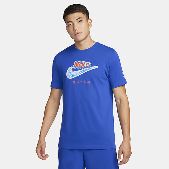 Camiseta nike sales azul cuadros