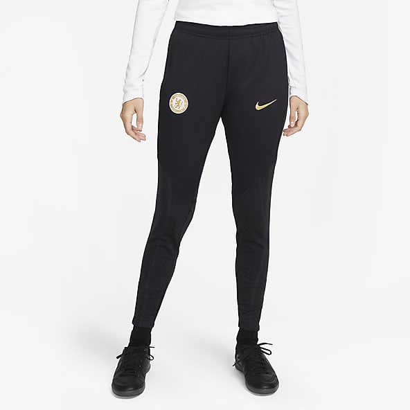 Ladies Tracksuit Bottoms colore Black Gold - Nike 