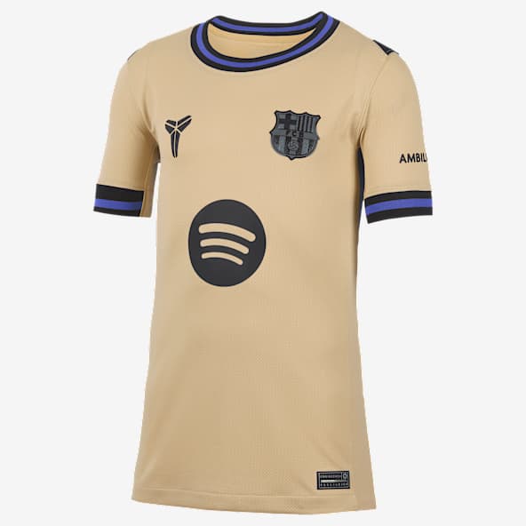 Barcelona visitante 2025/26 Stadium Gavi Jersey de fútbol Nike Dri-FIT para niños talla grande