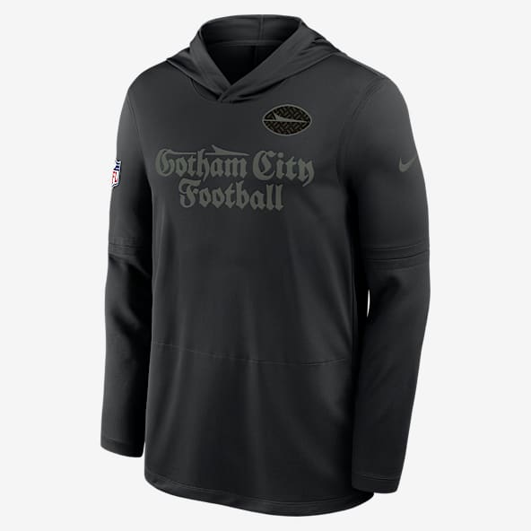New York Jets Rivalries Collection Sideline Men's Nike Dri-FIT NFL Long-Sleeve Hooded Top