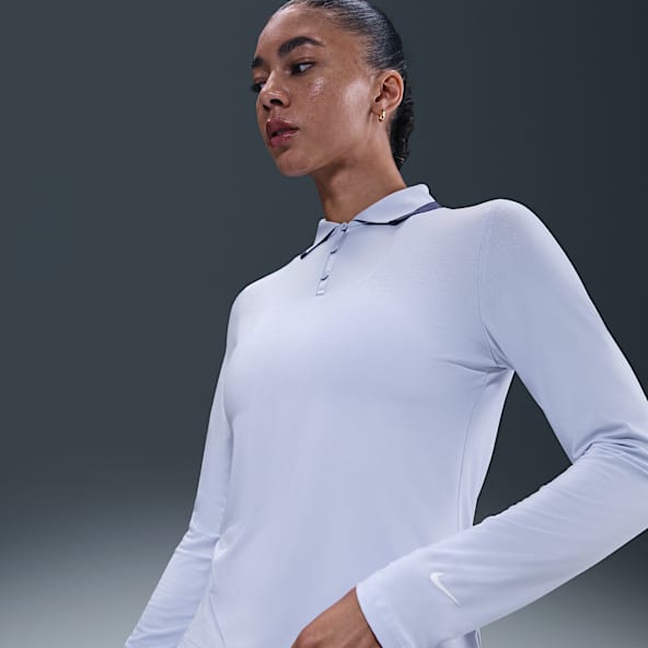 Nike Tour Longsleeve-Golf-Poloshirt mit Dri-FIT-Technologie und UV-Schutz (Damen)