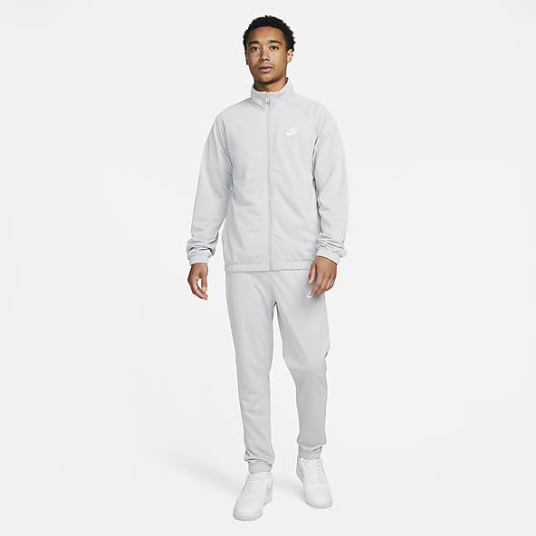 Nike Sportswear Woven Hybrid Tracksuit Sweatshirt White| Dressinn