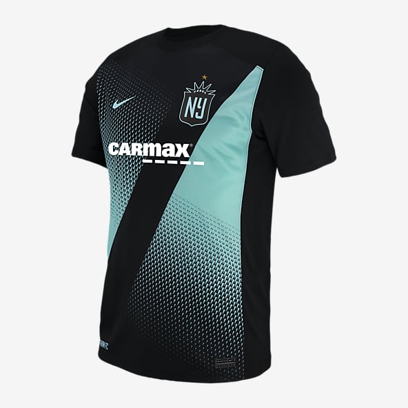 Nike black soccer jersey store