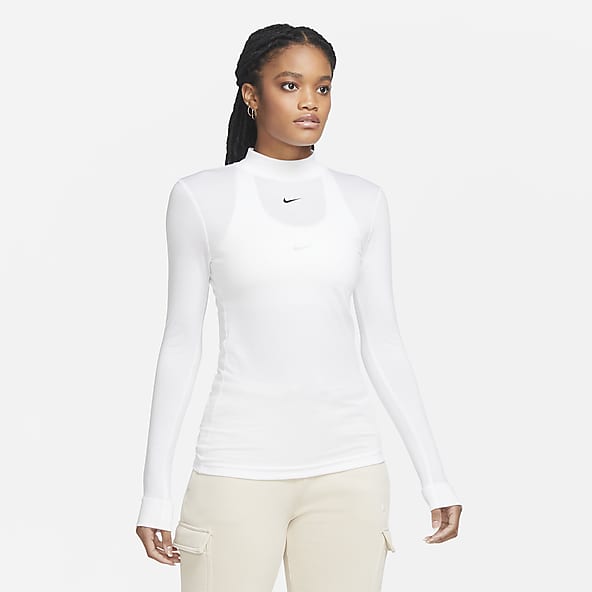 white nike tee women's