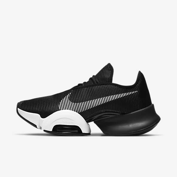 womens nike shoes black and white