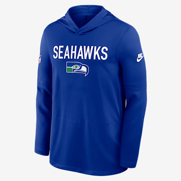Seattle Seahawks Pass Accuracy Men's Nike Dri-FIT NFL Long-Sleeve Hooded Top