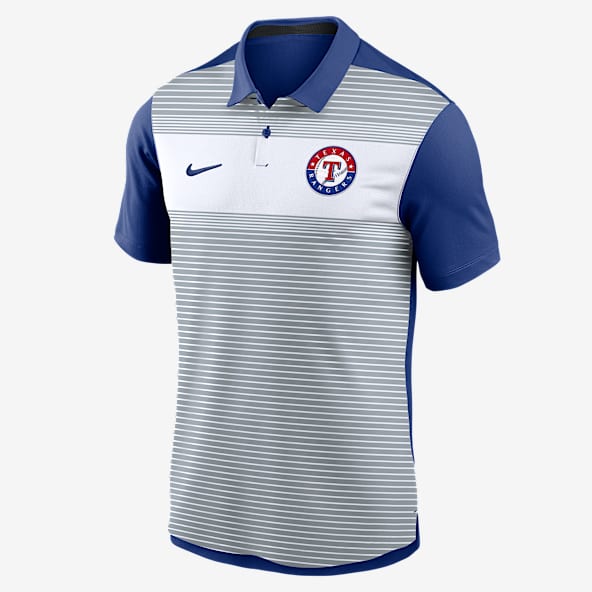 Texas Rangers Striped Vapor Polo Men's Nike Dri-FIT MLB Polo