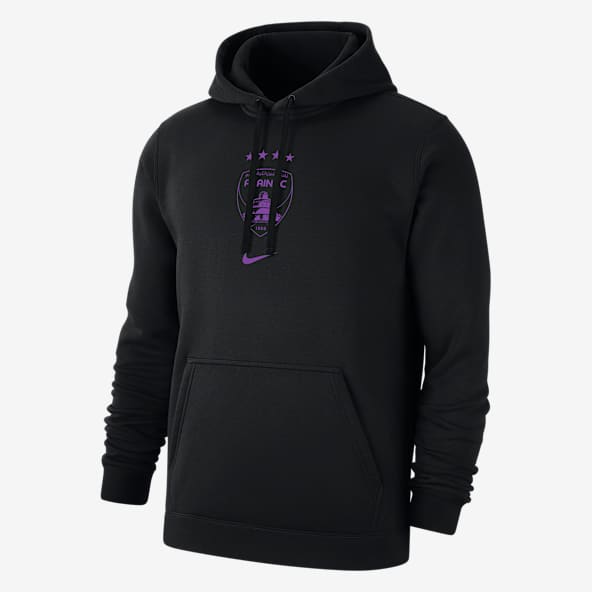 Al Ain FC Club Sudadera con gorro sin cierre Nike Soccer Fleece para hombre