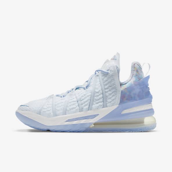 lebron james shoes blue and grey
