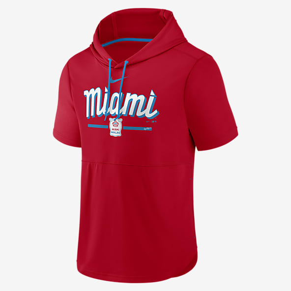 Miami Marlins 2023 MLB Postseason Dugout Men's Nike Therma MLB Pullover  Hoodie.