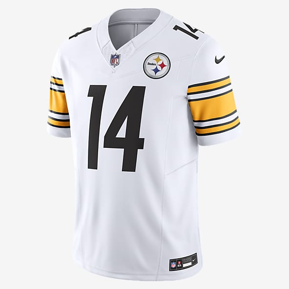 Nike Men's Dri-Fit Yard Line (NFL Pittsburgh Steelers) Polo in White, Size: Small | 00HT01RB7L-06S