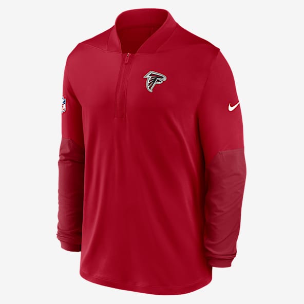 Atlanta Falcons Feel The Pressure Playera Nike Dri-FIT de la NFL de medio cierre para hombre