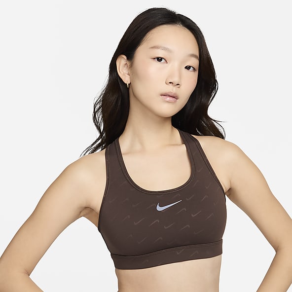 Nike Swoosh 中度支撐型 女款襯墊花押字運動內衣