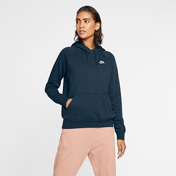 nike blue sweatshirt womens