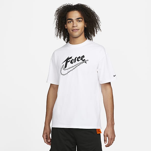 white and black nike shirt mens