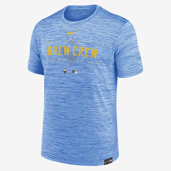 Los Angeles Angels Nike City Connect Velocity Practice Performance T-Shirt  - Cream