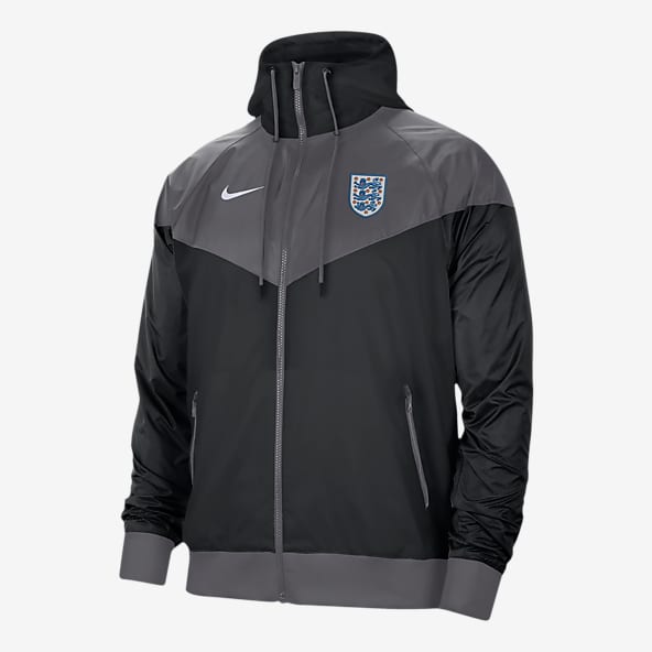 England Windrunner Chamarra de fútbol para hombre