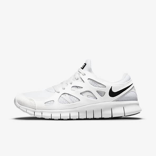 white nike free run 2