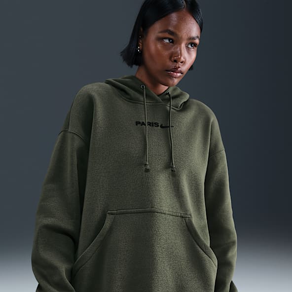 Paris Saint-Germain Phoenix Fleece Women's Nike Football Oversized Pullover Hoodie