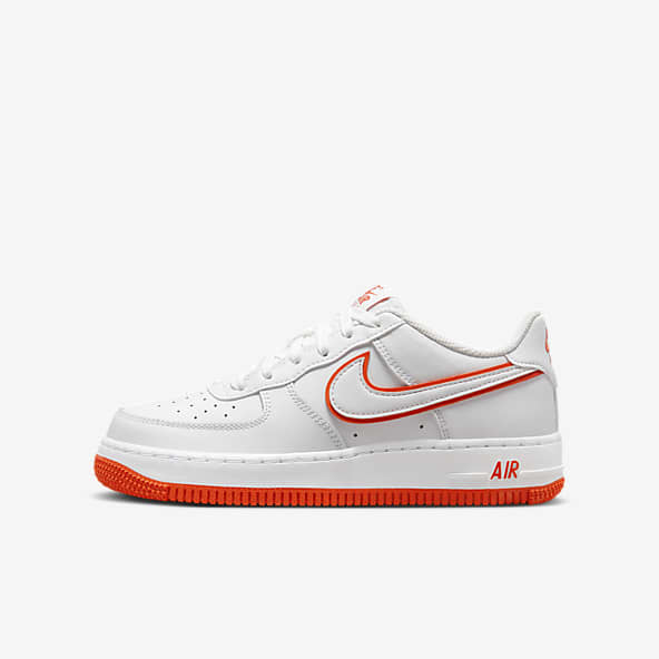 Nike Air Force 1 - AF1 '82 White YOUTH Size 5Y 314192-106 Leather  Sneakers Shoes