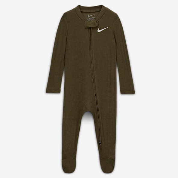 Nike Baby (0-9M) Ribbed Viscose Footed Coverall
