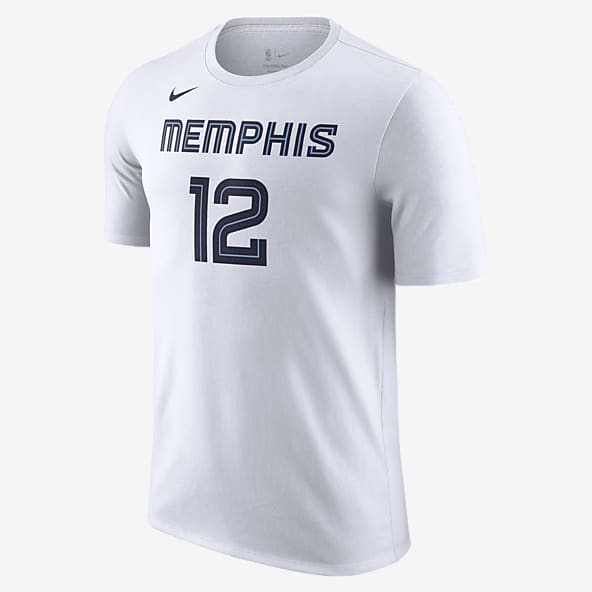 Nike Men's Memphis Grizzlies Ja Morant #12 Blue T-Shirt, Medium